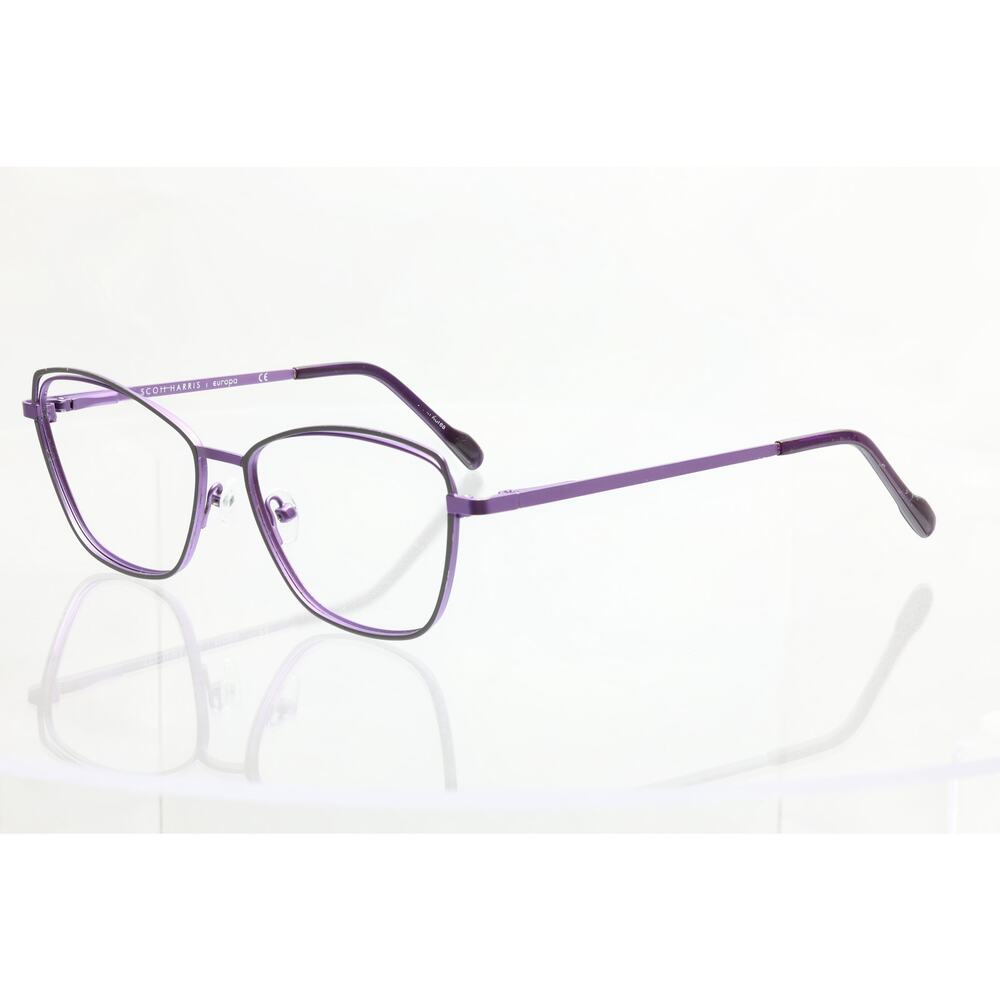 Scott Harris Europa SH-806 C1 53-15-135mm Eyeglasses FRAMES ONLY -GOOD CONDITION